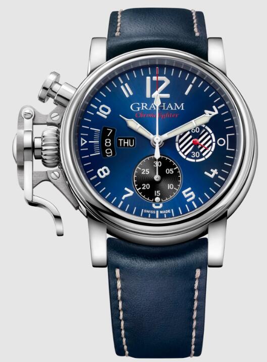 Replica Graham Watch 2CVAS.U21A CHRONOFIGHTER VINTAGE - BLUE